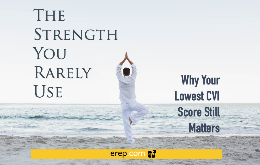 Minor Energy-The Strength You Rarely Use: Why Your Lowest CVI Score Still Matters