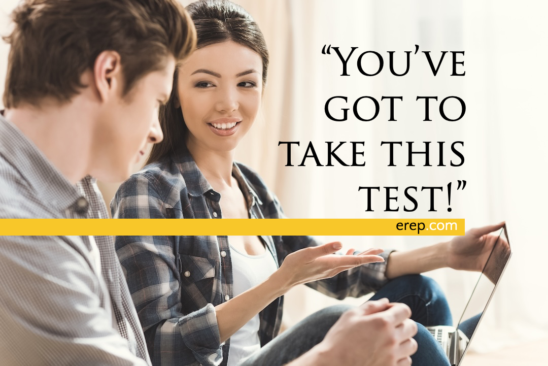 You've got to take this test!